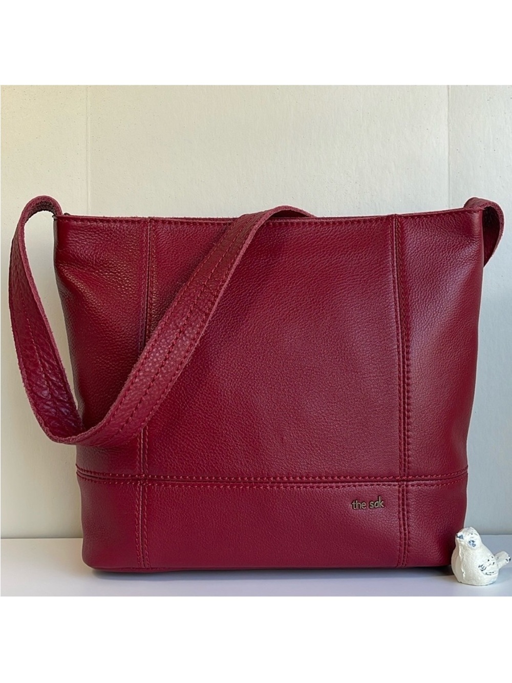 The Sak De Young Leather Genuine Leather Shoulder Bag